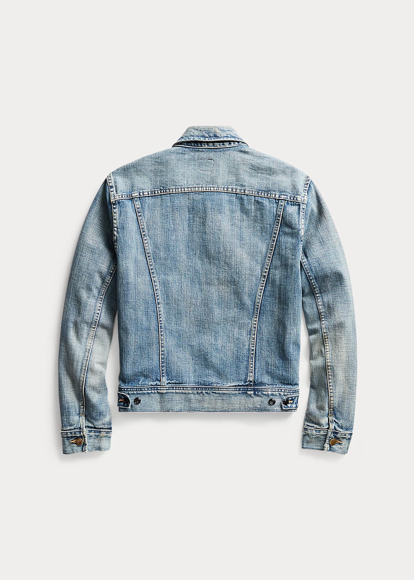 RRL by Ralph Lauren Leeland Indigo Denim Trucker Jacket | REVERSIBLE