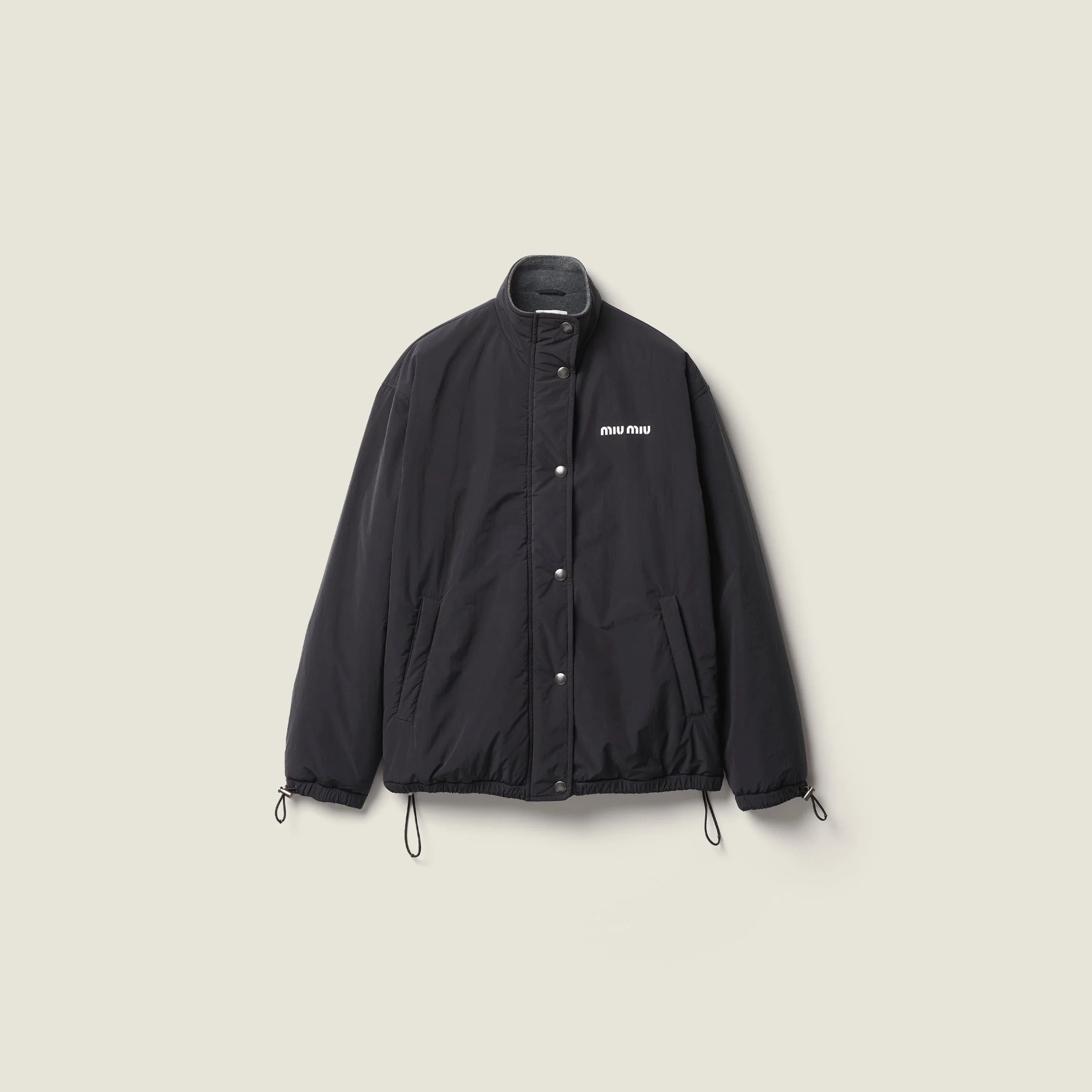 Pongé and fleece jacket - 1