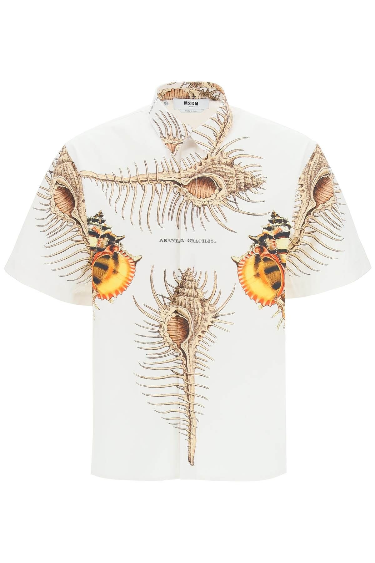 SHELLS PRINT SHORT SLEEVE SHIRT - 1