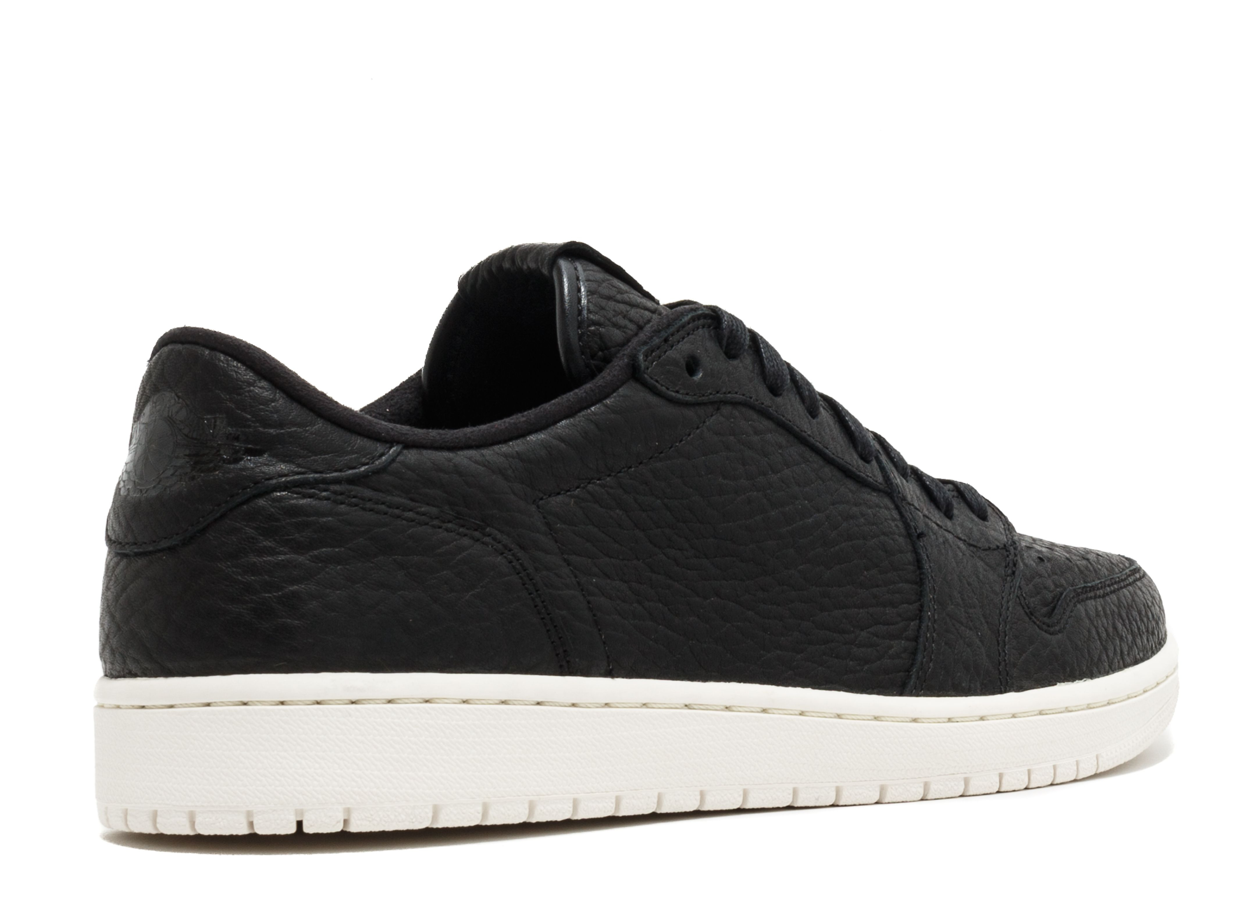 JORDAN 1 RETRO LOW SWOOSHLESS 'BLACK' - 3