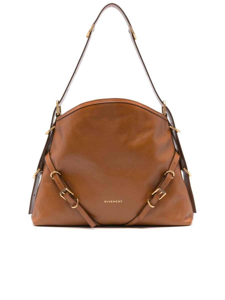 Givenchy Medium Voyou Tan Leather Shoulder Bag - 1