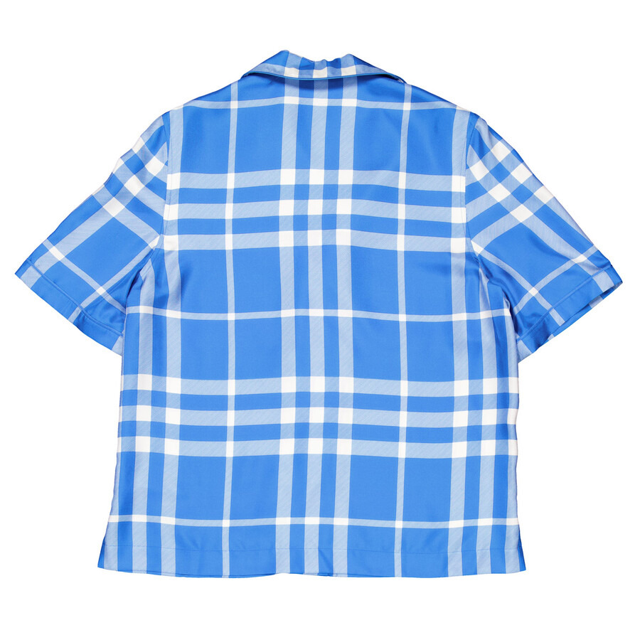 Burberry Plaid-Patterned Button-Up Shirt - 6