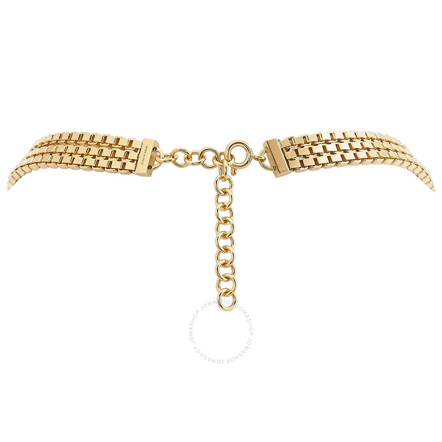 Burberry Ladies Light Gold Mesh Necklace - 4