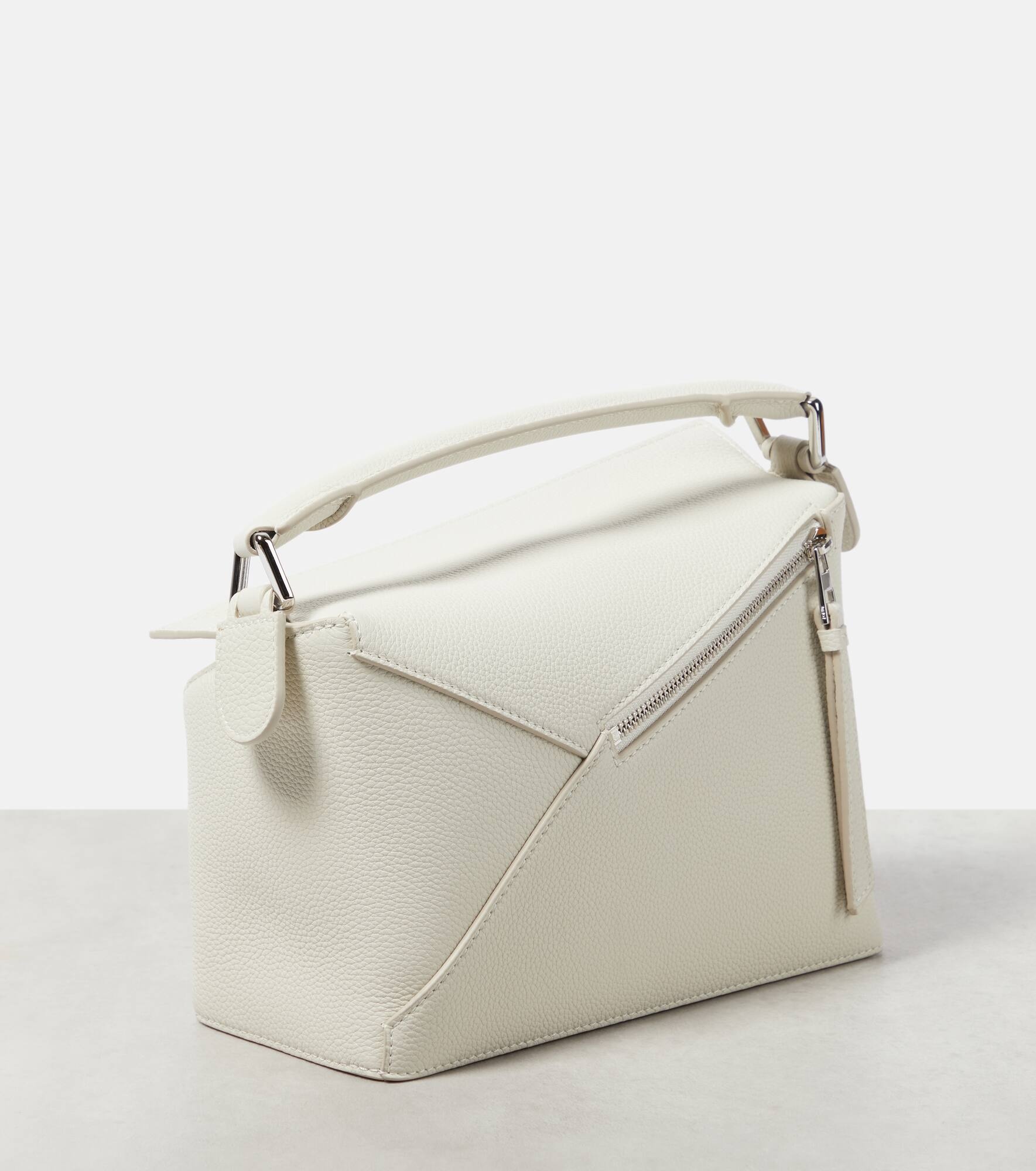 Puzzle Small leather shoulder bag - 4