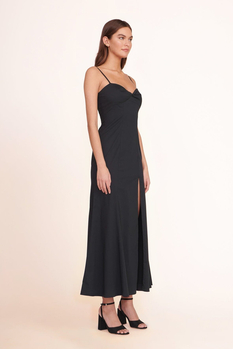 STAUD SOLANGE HEEL BLACK GROSGRAIN 8