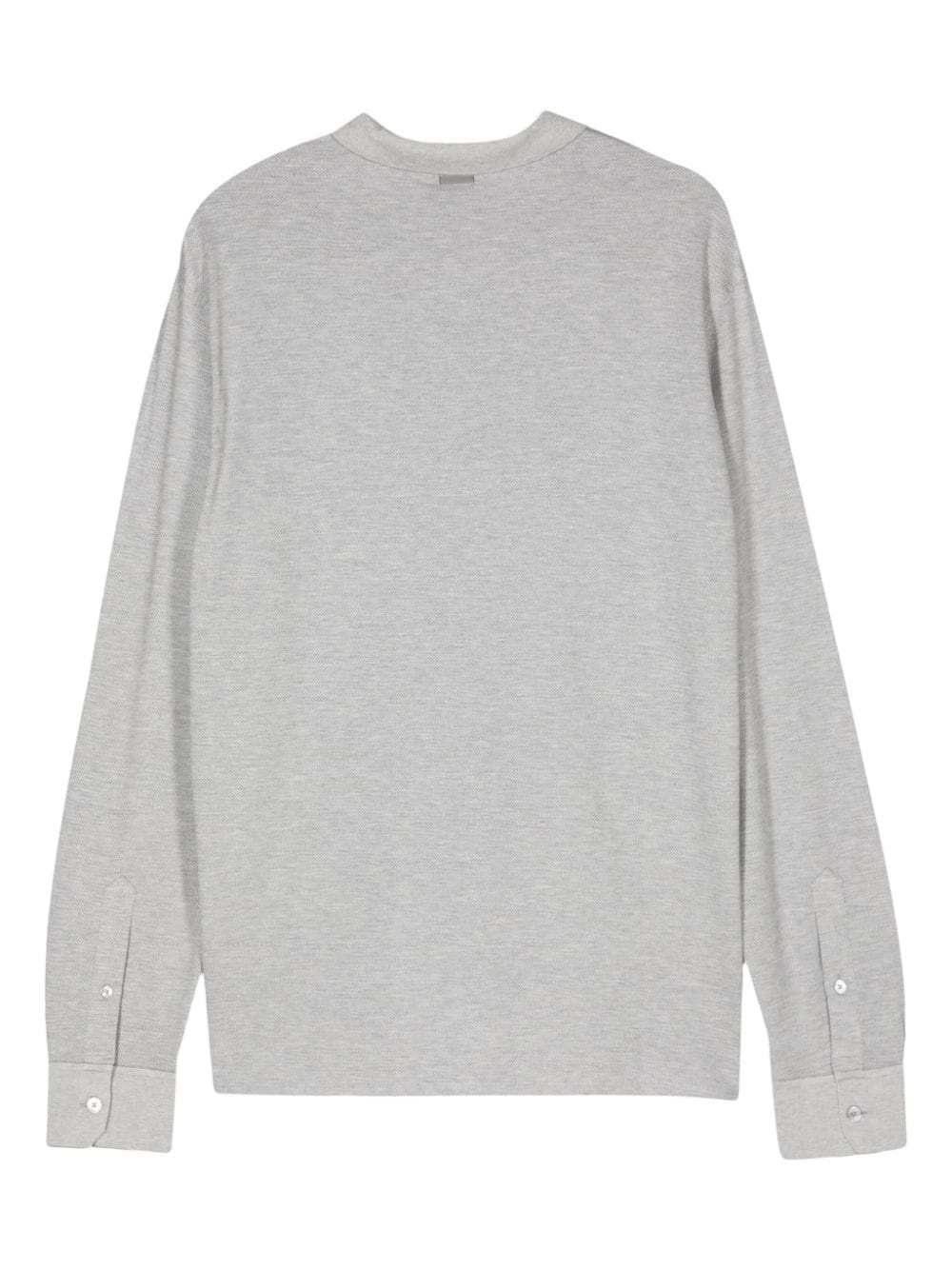 fine-knit polo shirt - 2