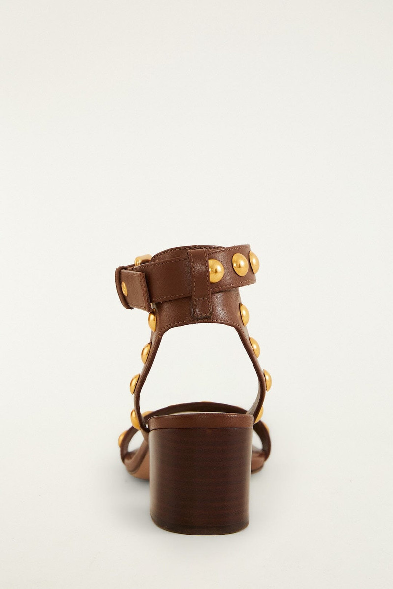 Leather Block Sandal 4