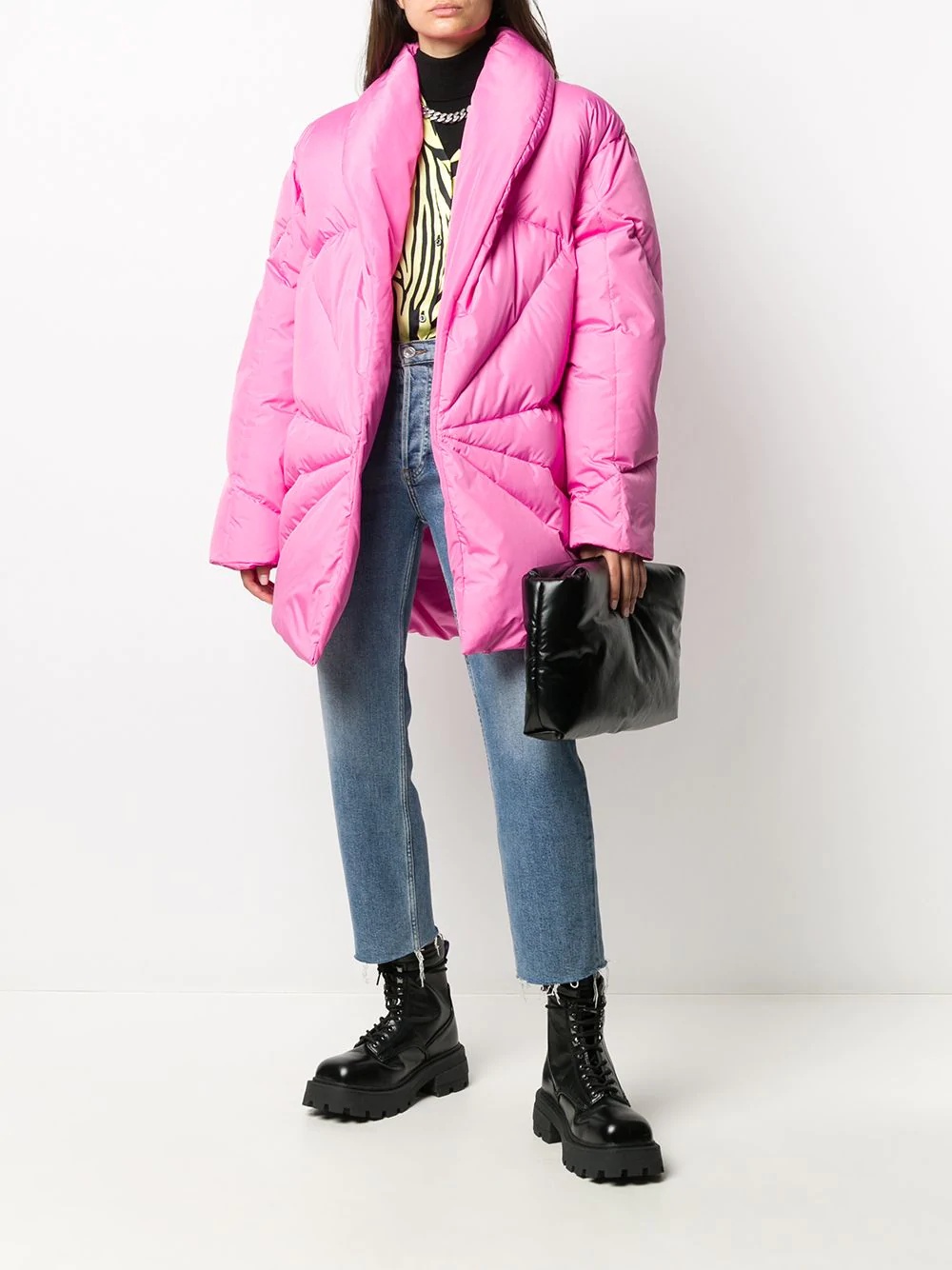 oversized puffer coat - 2