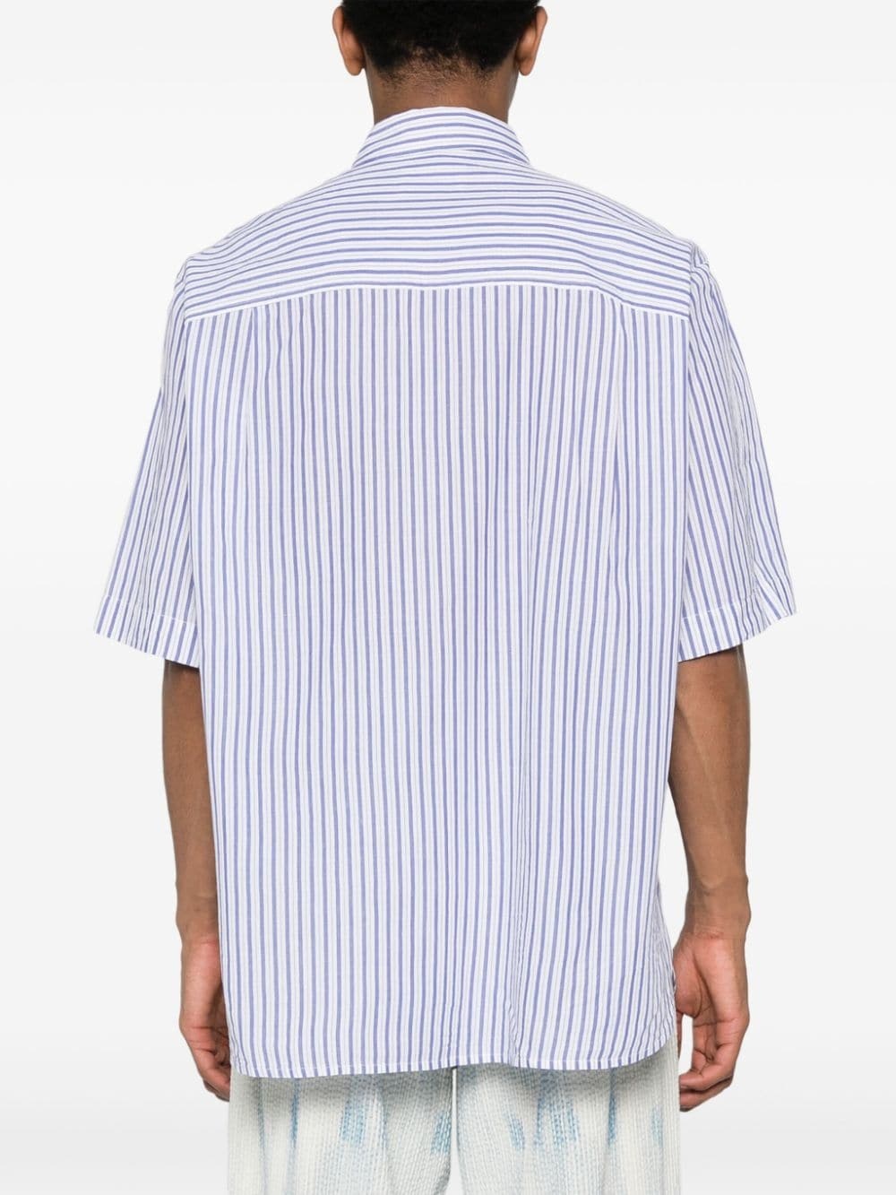 Labilio striped cotton shirt - 4