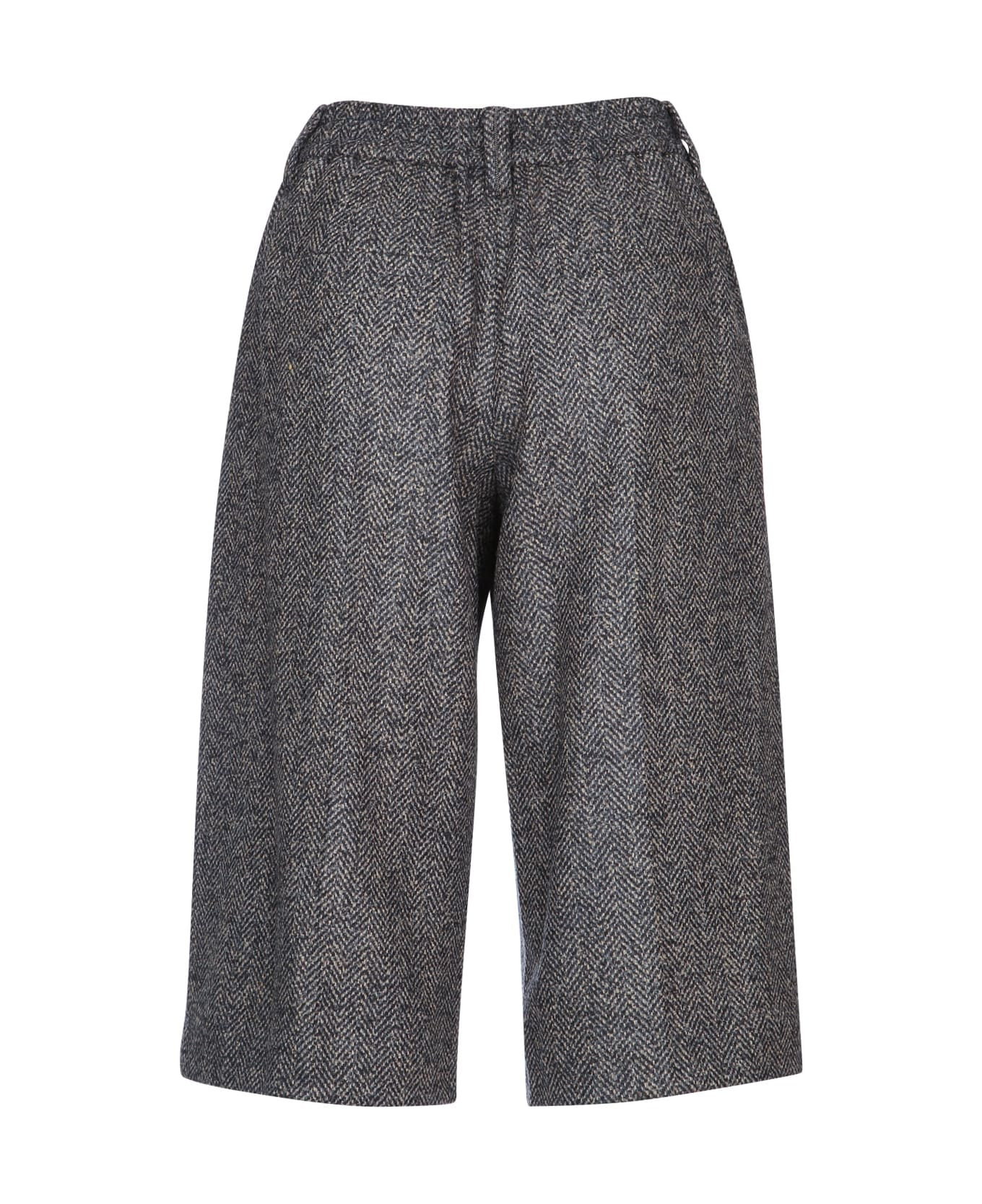 Wool Bermuda Shorts - 2