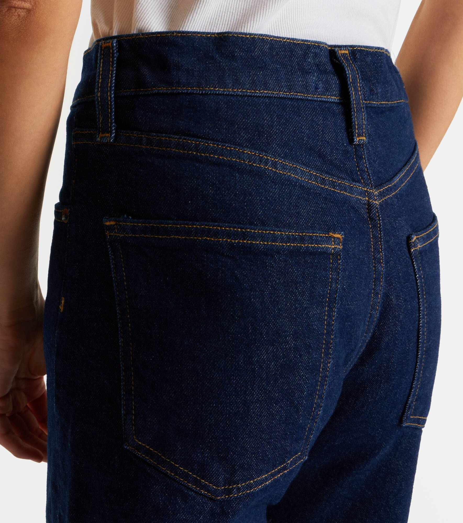 Harper mid-rise straight jeans - 6