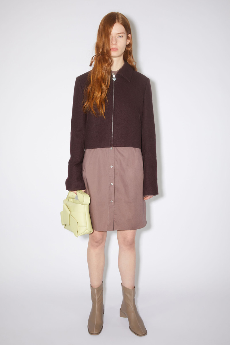 Square toe booties - Mud green 2