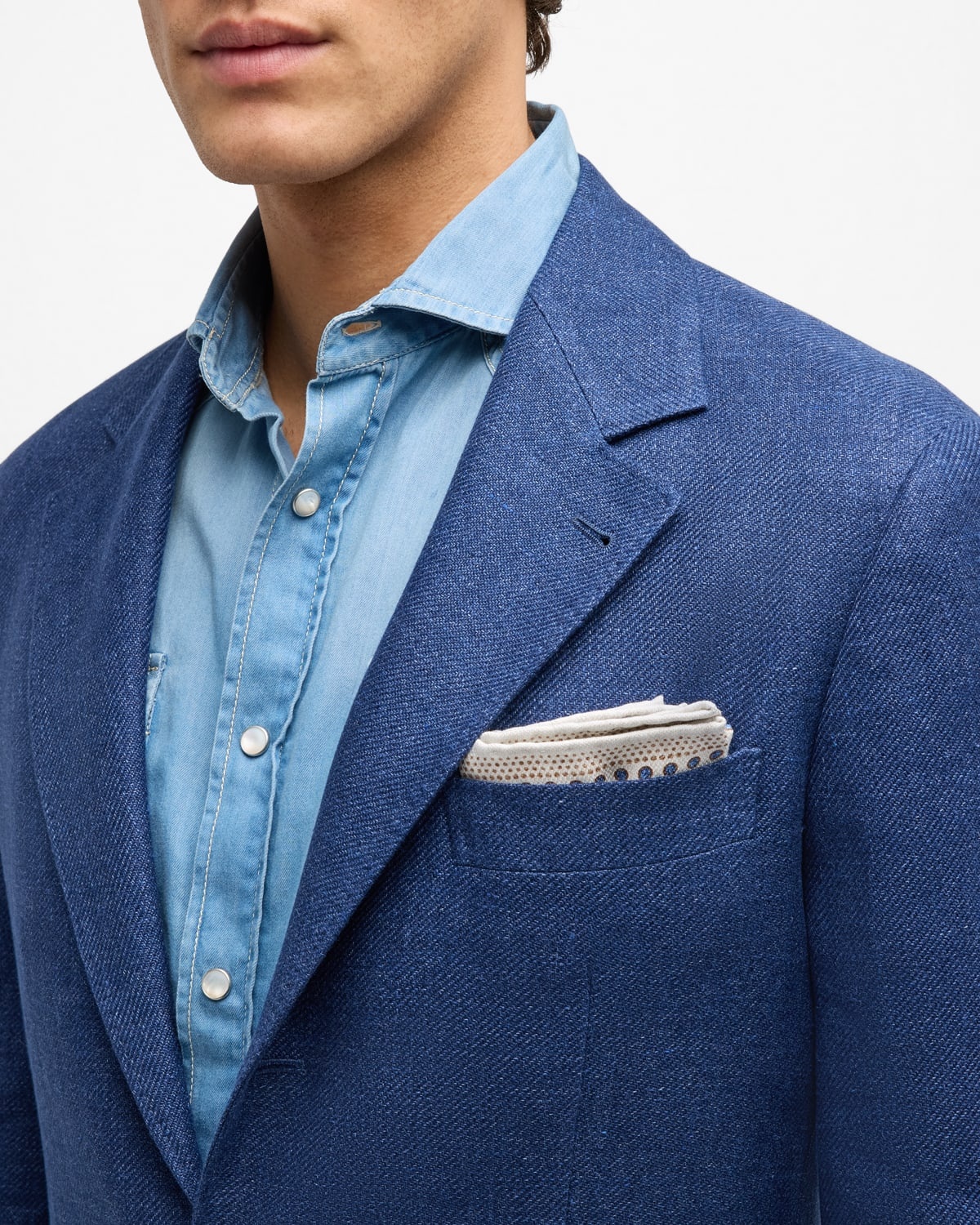 Brunello Cucinelli Men's Linen, Wool and Silk Suit | REVERSIBLE