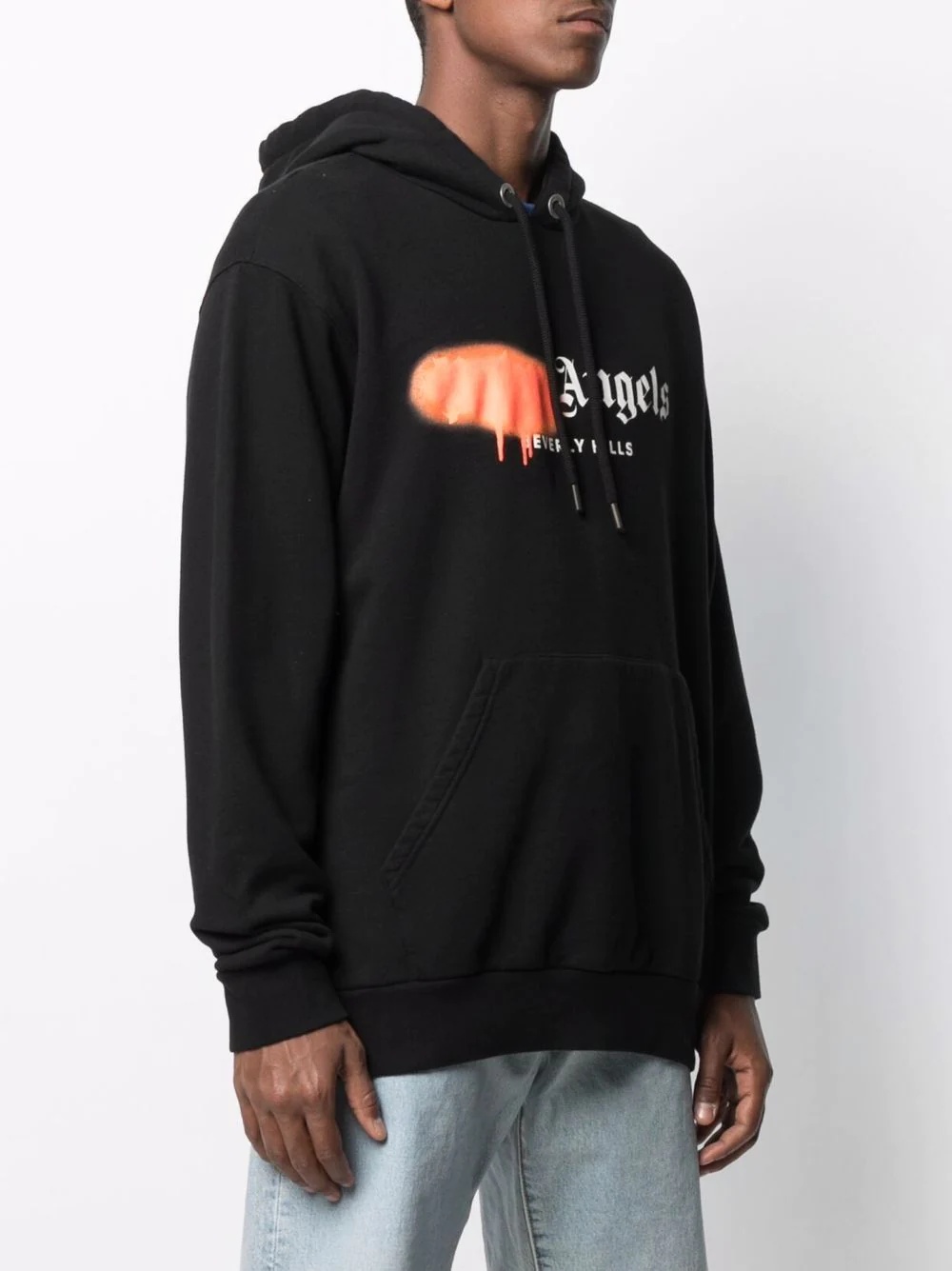 logo-printed hoodie - 3