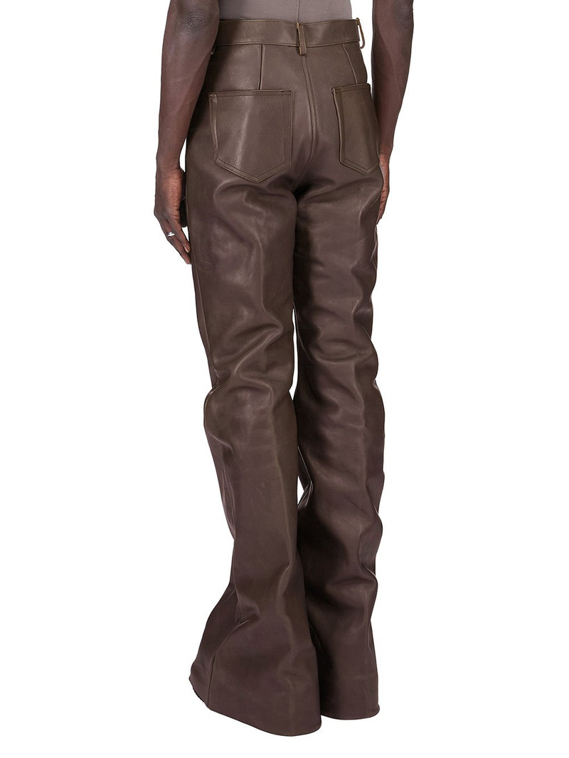 Gray Concordians Runway Bolans Leather Pants 3