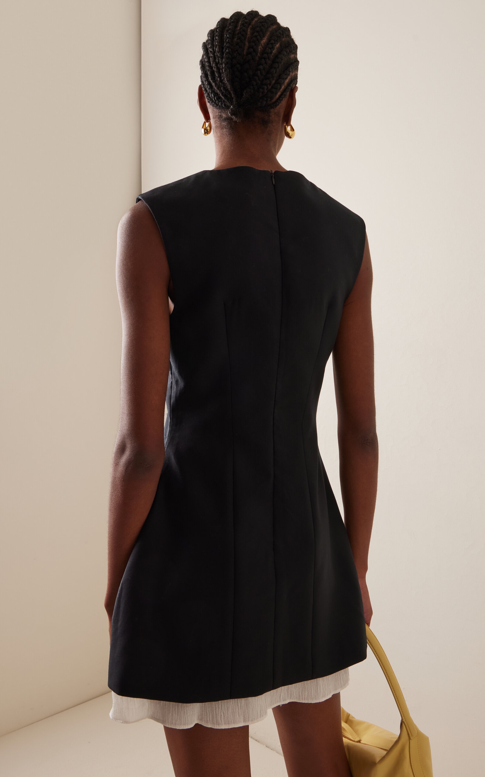 Mabel Stretch-Wool Mini Dress black - 4