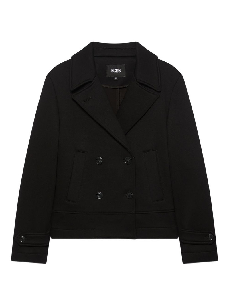 double-breasted welt-pocket jacket 1
