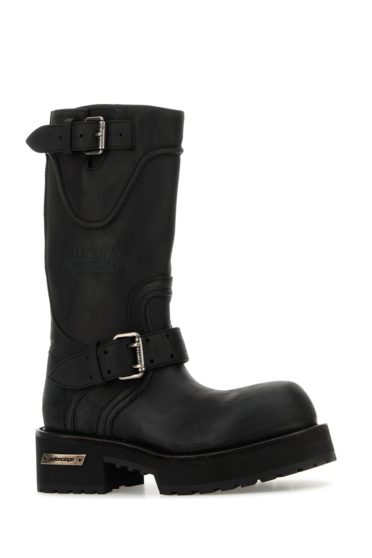 Black leather Venom boots - 2