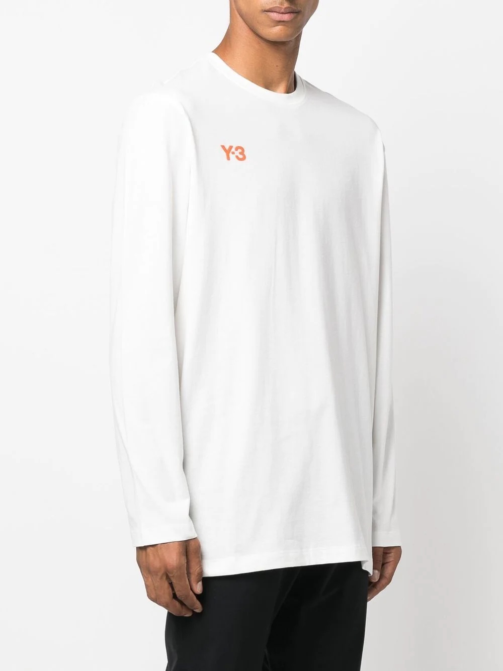 logo-print long sleeved T-shirt - 5