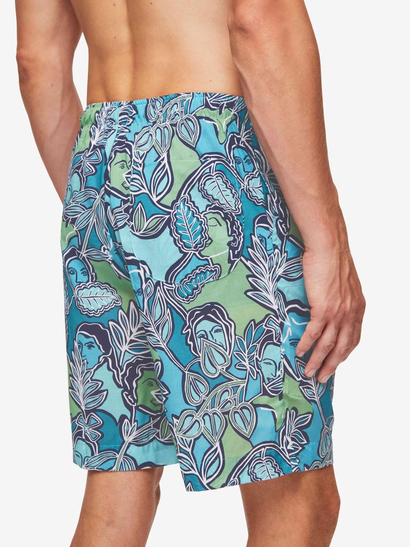 Men's Lounge Shorts Ledbury 57 Cotton Batiste Multi - 6