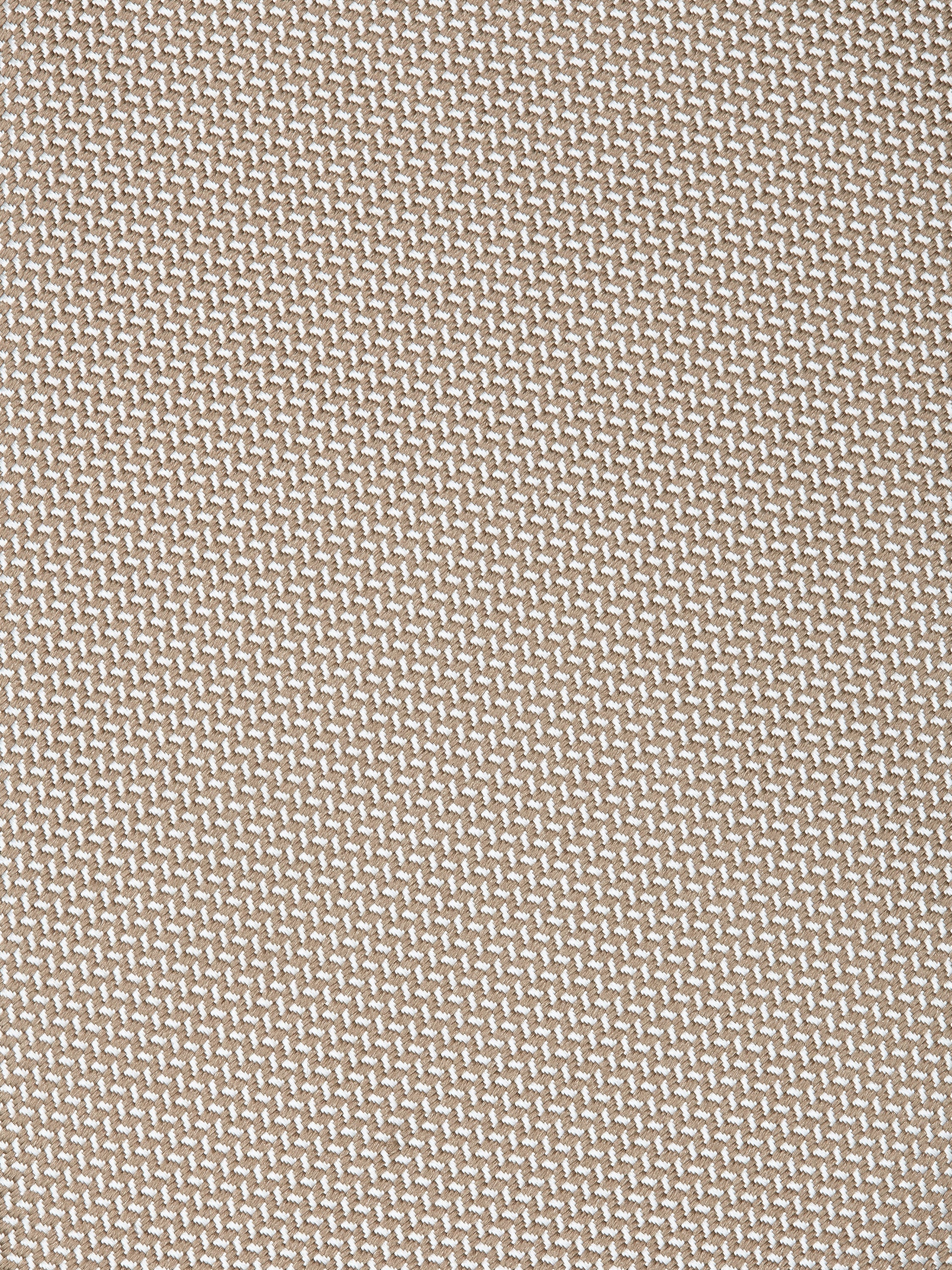 BEIGE JACQUARD SILK TIE - 2