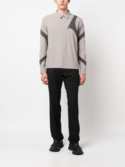 HELIOT EMIL™ Anhydrous panelled long-sleeve shirt outlook