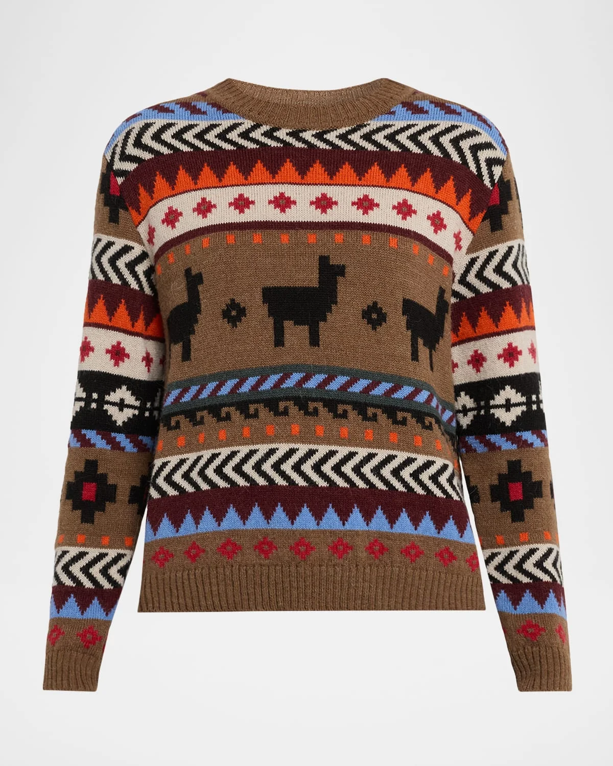 Quirite Jacquard-Knit Crewneck Sweater - 1
