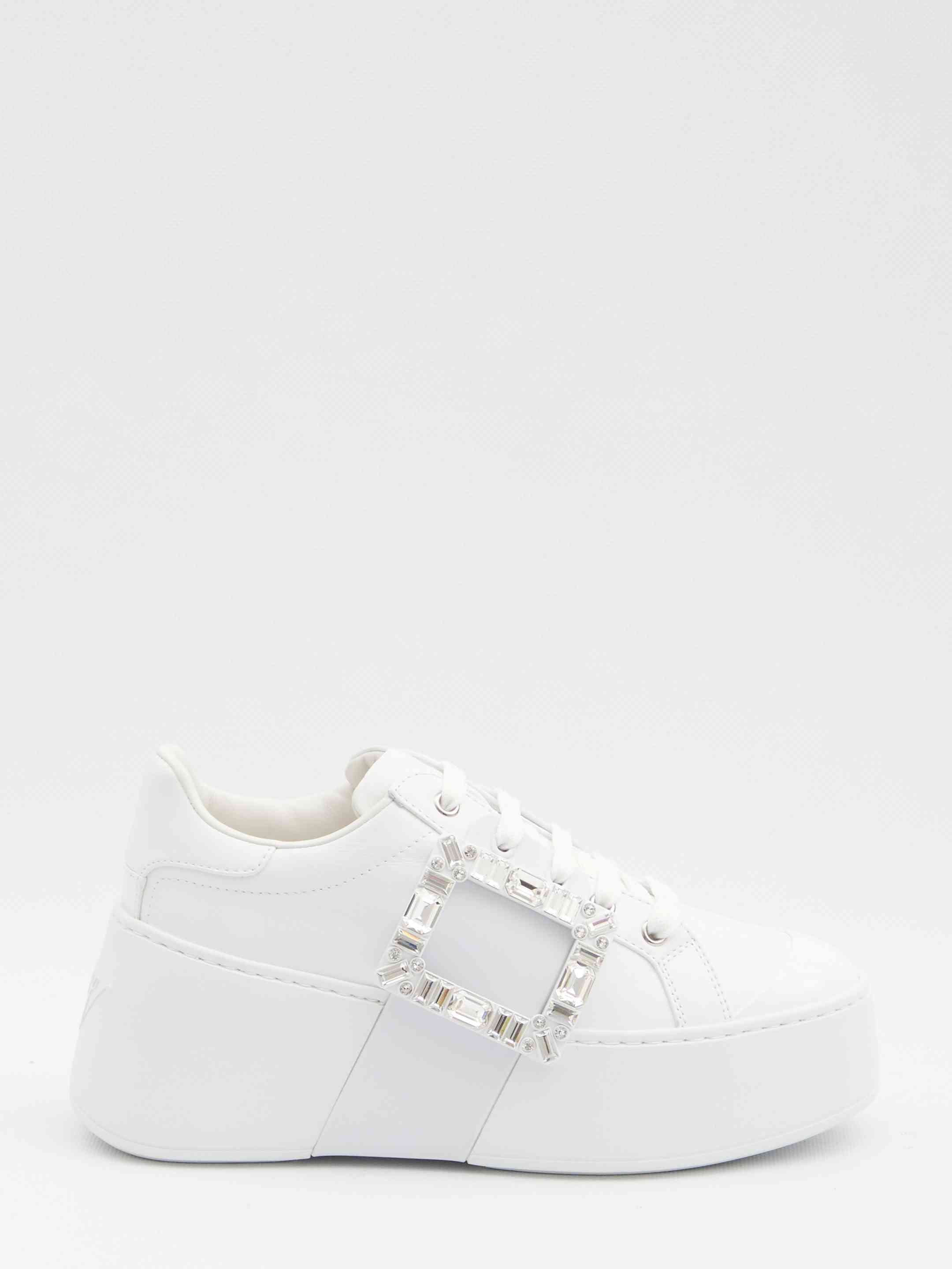 Roger Vivier Women Viv' Skate Sneakers In Leather - 1