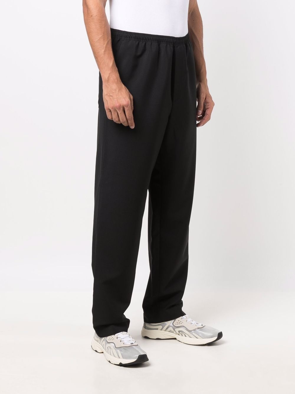 suit-style straight-leg trousers - 3