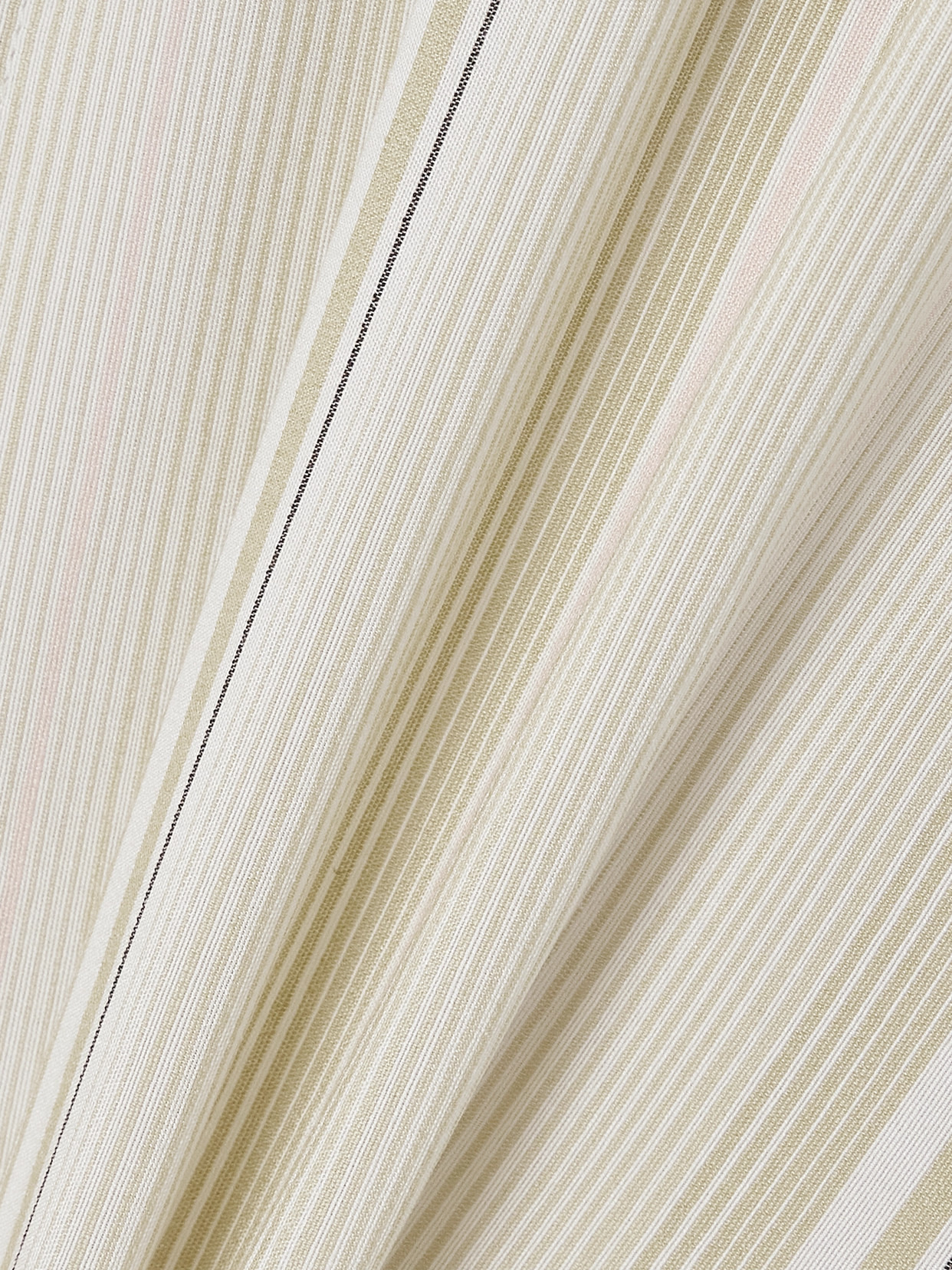 Striped Woven Wide-leg Pants - 5