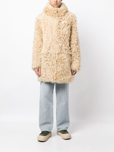 ERL faux-fur hooded coat outlook