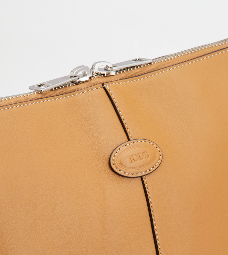 TOD'S DI BAG SWING IN LEATHER MEDIUM - BROWN 6