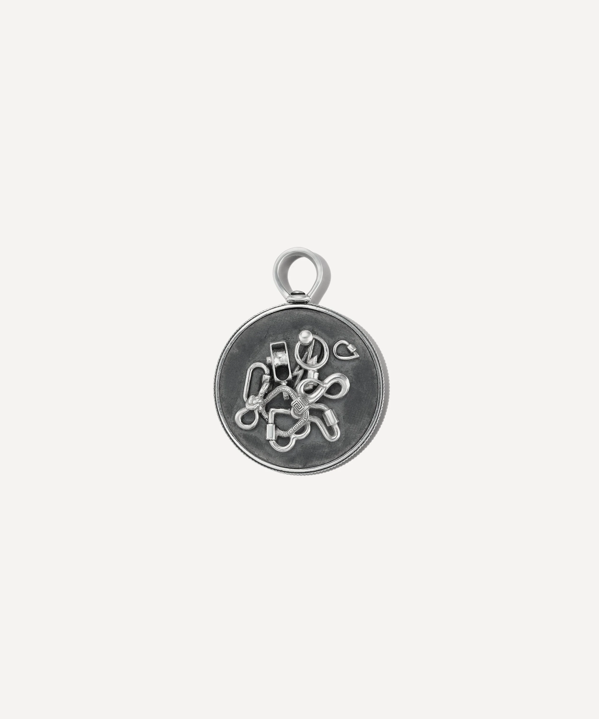 Silver Lock Pile Charm Pendant 2024 - 1