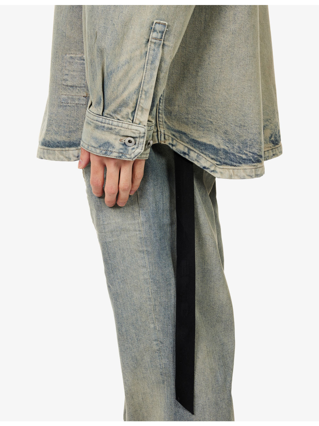 Jumbo Oversized Denim Shirt - 5