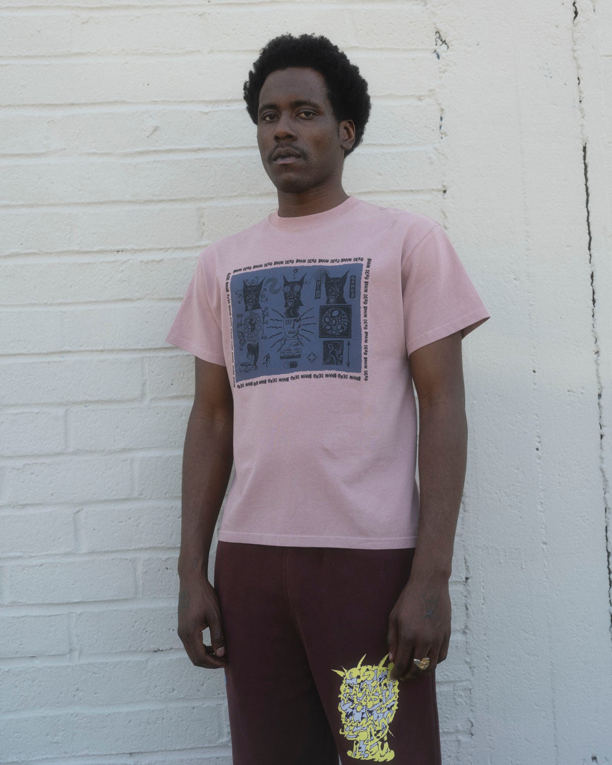 Mind Games T-shirt - Mauve - 4