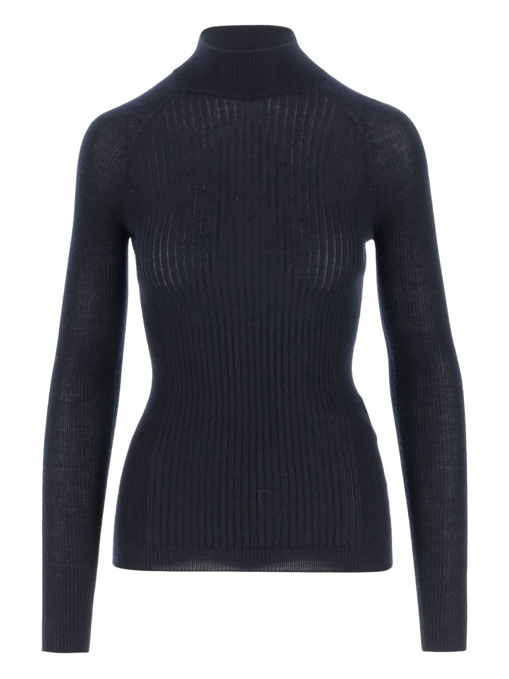ribbed high-neck sweater - 1