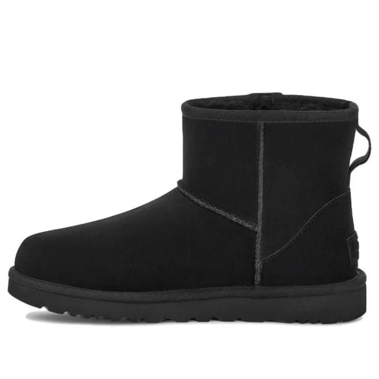(WMNS) UGG Classic Mini Bailey Zip Boot 'Black' 1151230-BLK - 1