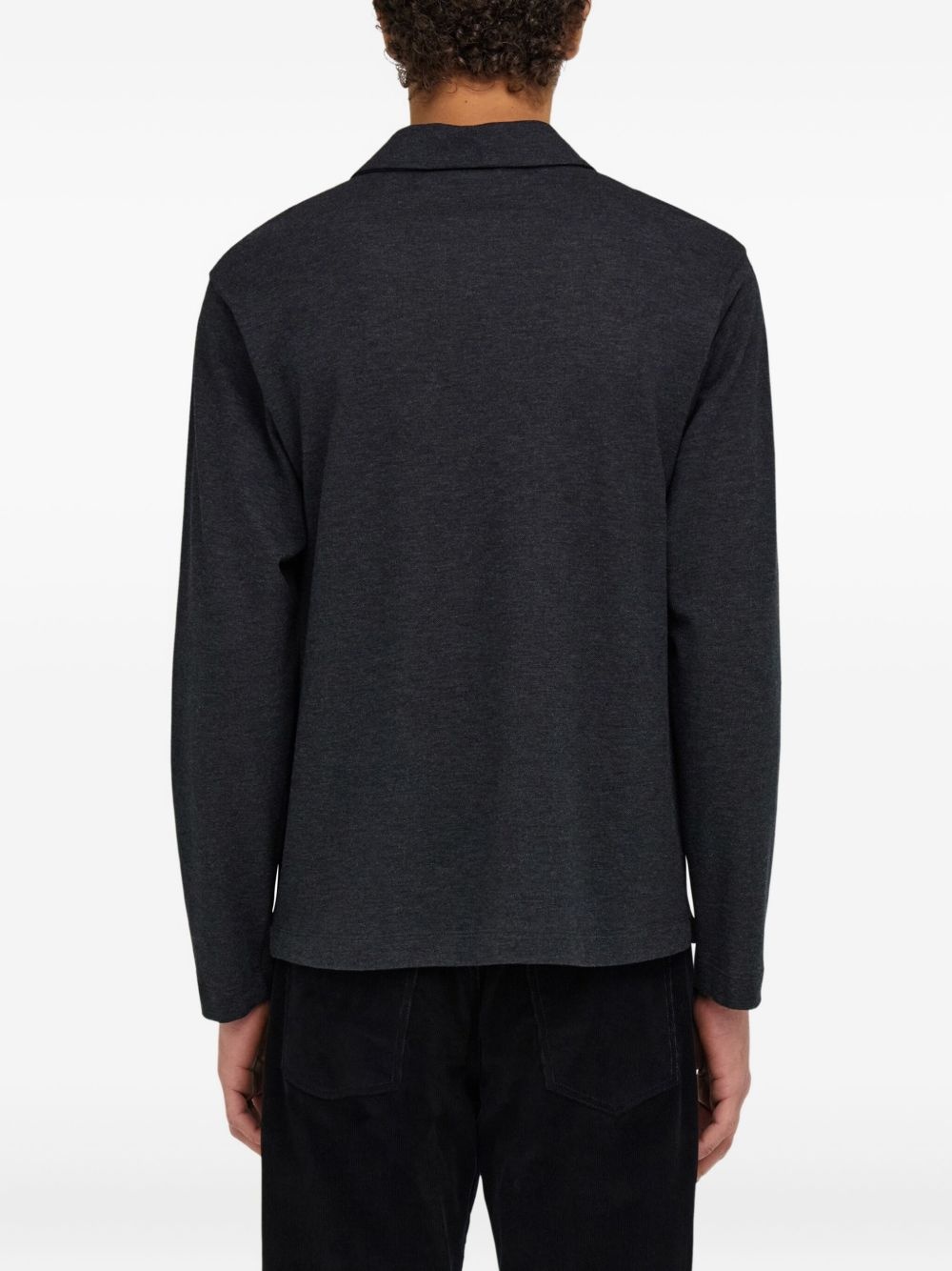 long-sleeve polo shirt - 3