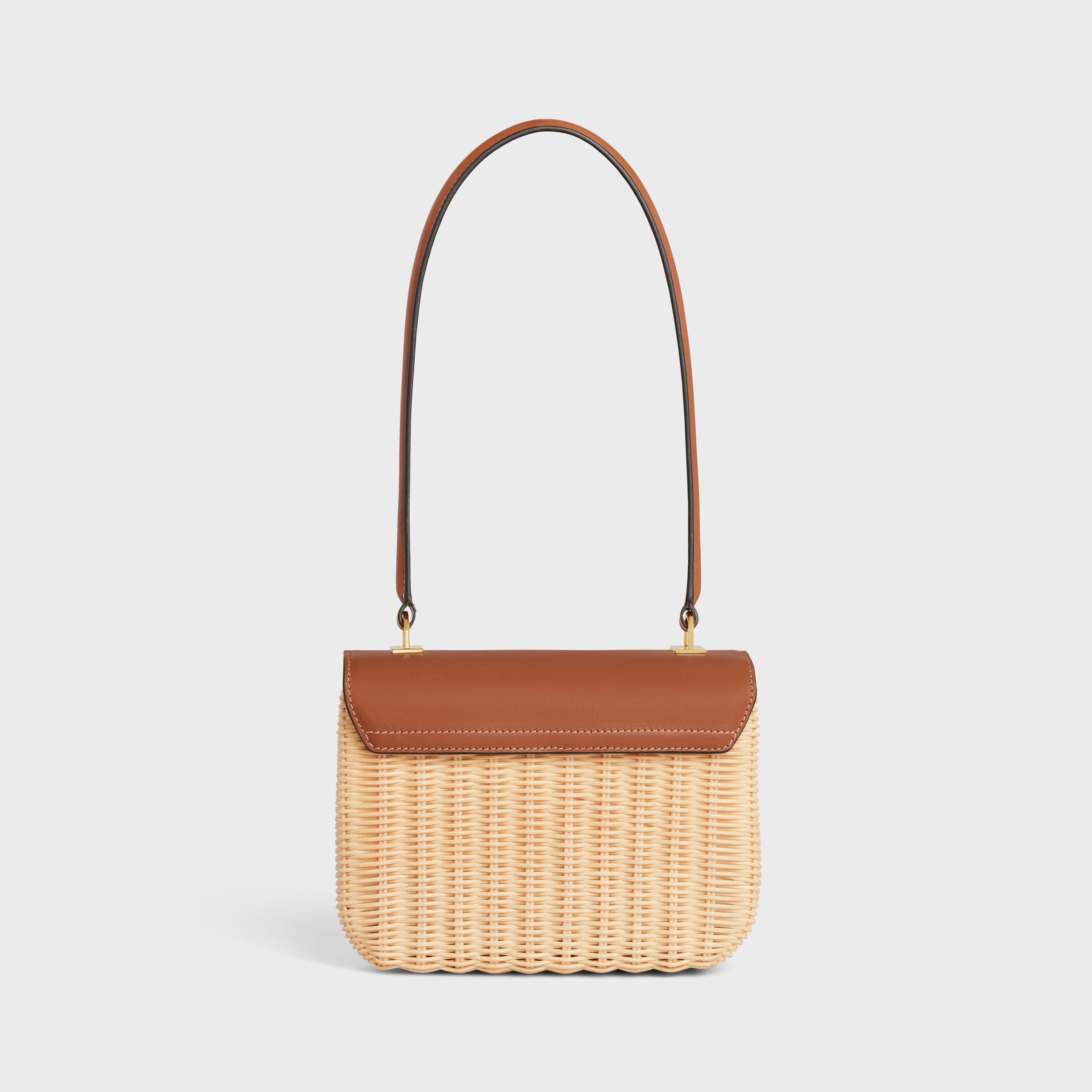 TEEN GARANCE BAG IN WICKER AND NATURAL CALFSKIN - 3