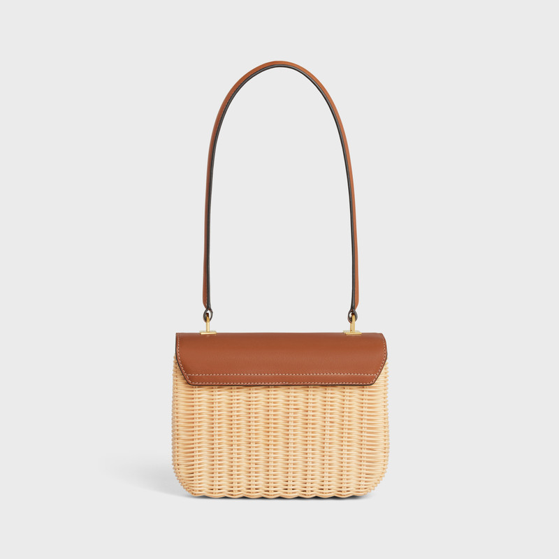 TEEN GARANCE BAG IN WICKER AND NATURAL CALFSKIN 3