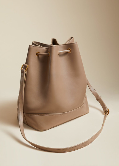 KHAITE The Medium Cecilia Crossbody Bag in Taupe Leather outlook