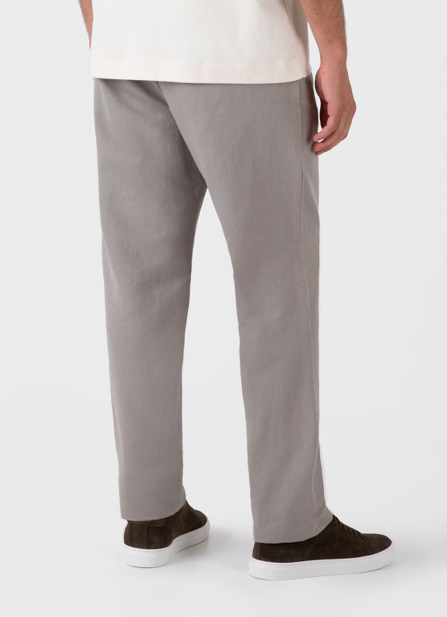 Cotton Linen Drawstring Trouser - 4