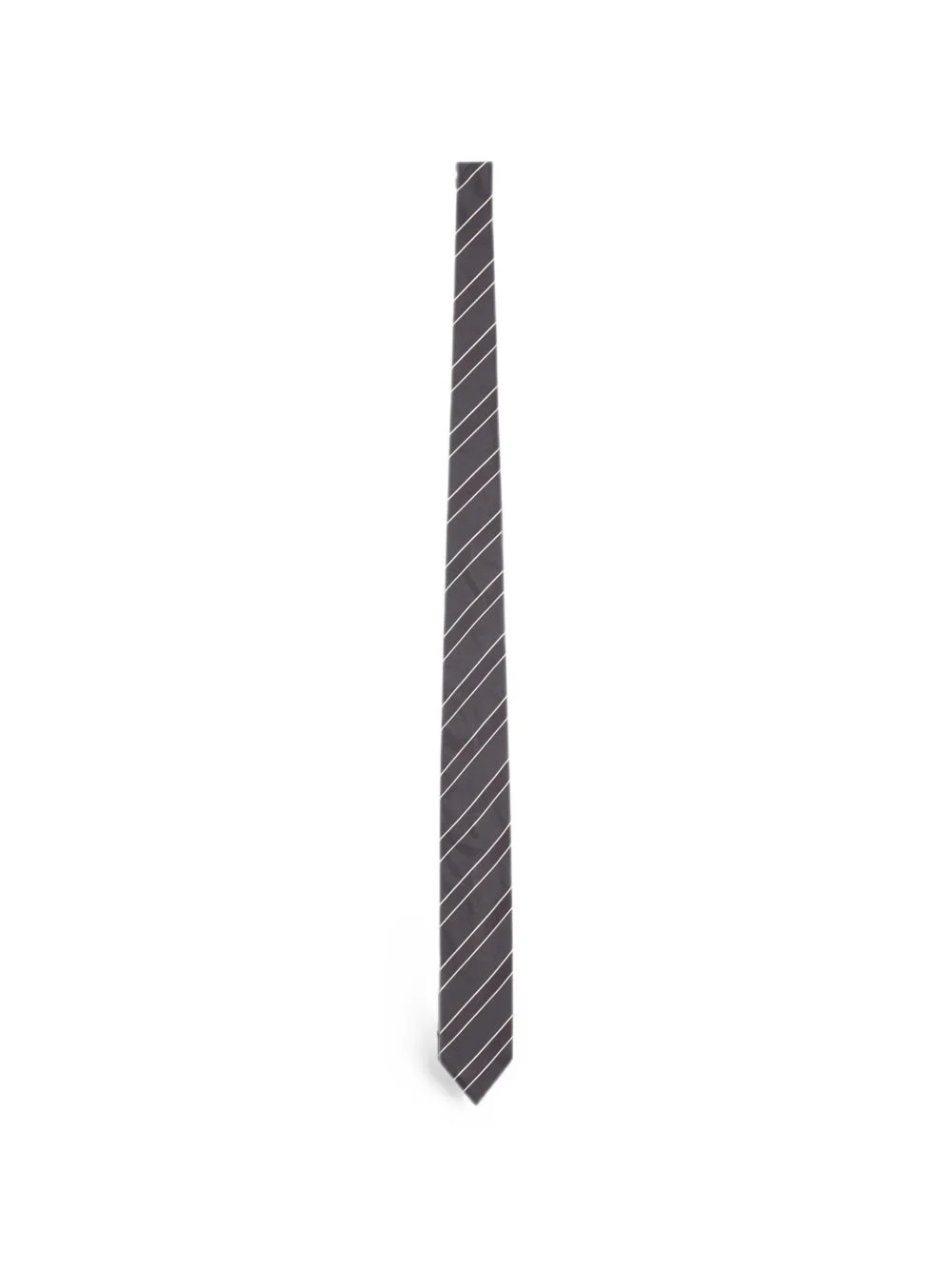 striped silk tie - 1