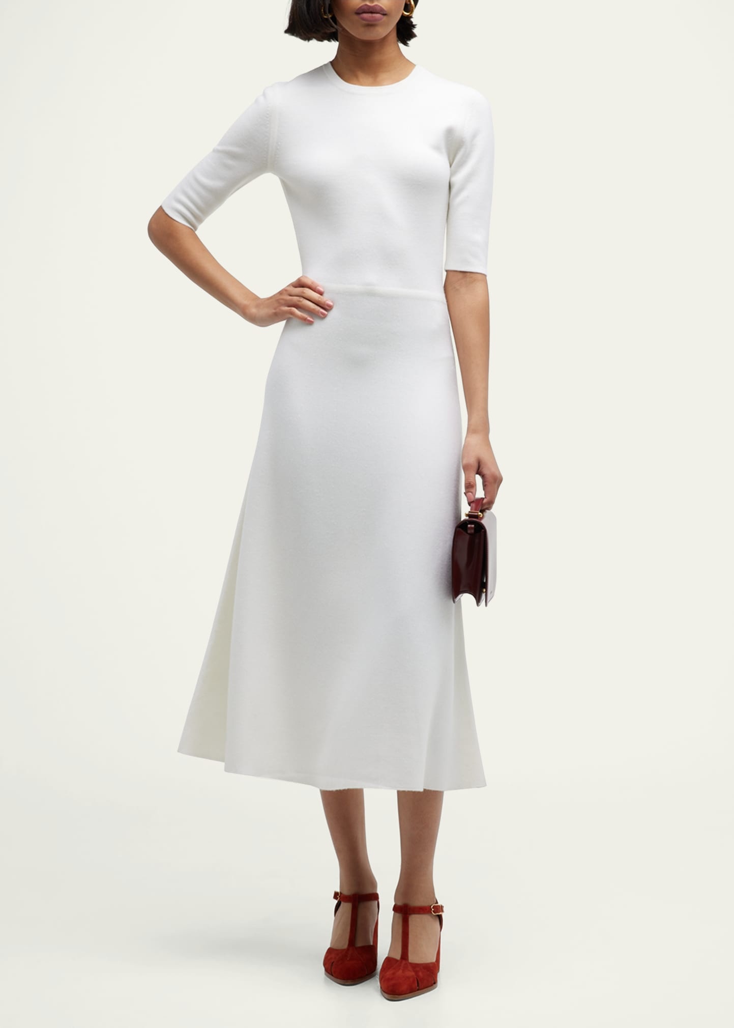 Seymore Cashmere Blend Midi Dress - 2