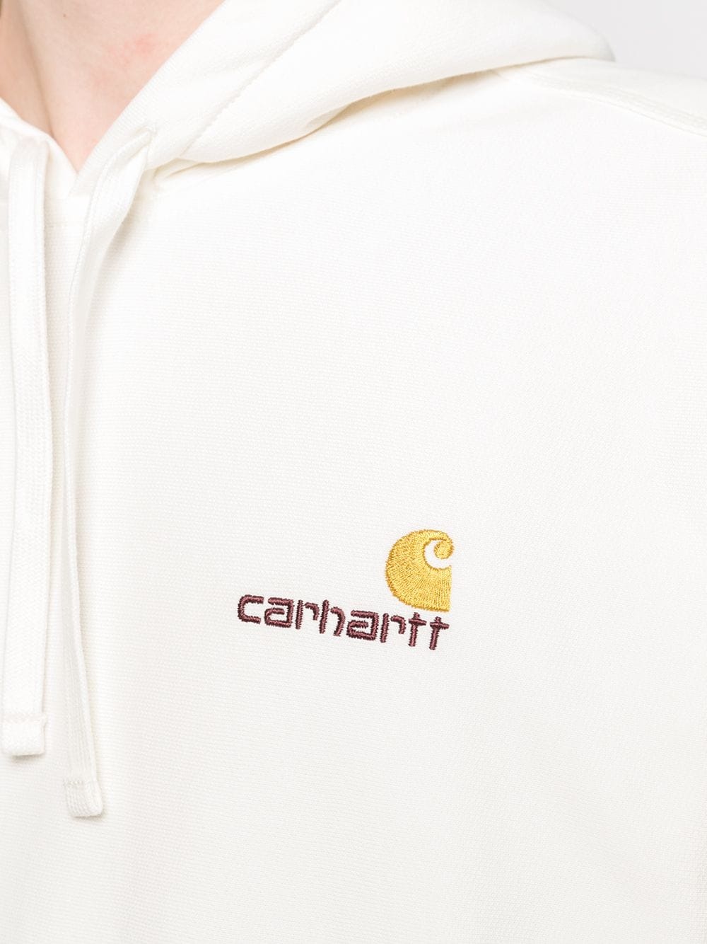 embroidered logo hoodie - 5