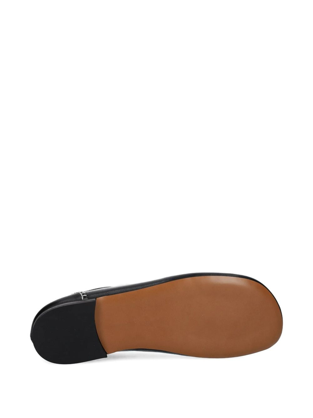 lace-up contrast-stitch shoes - 5