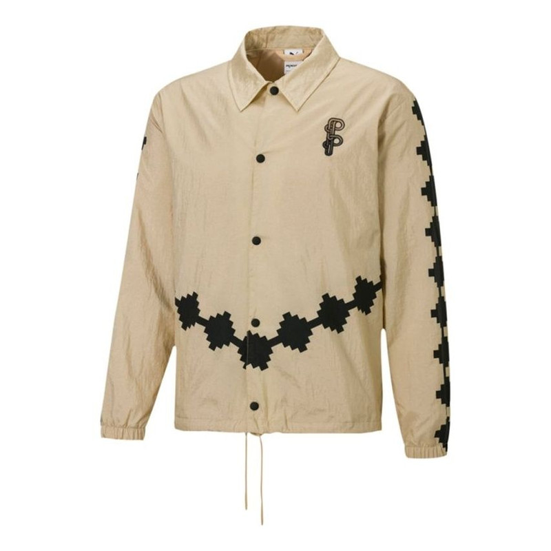 PUMA x PRONOUNCE Unisex Woven Printing Jacket Khaki 532152-20 - 1