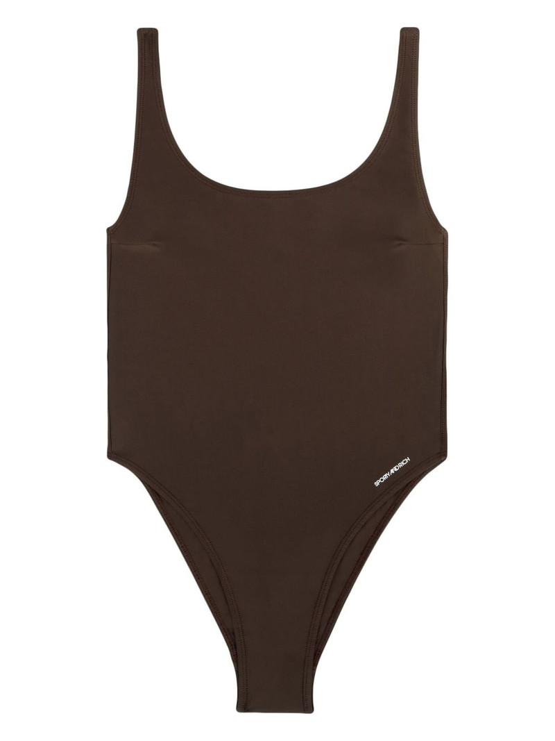 Carla logo-print swimsuit 1