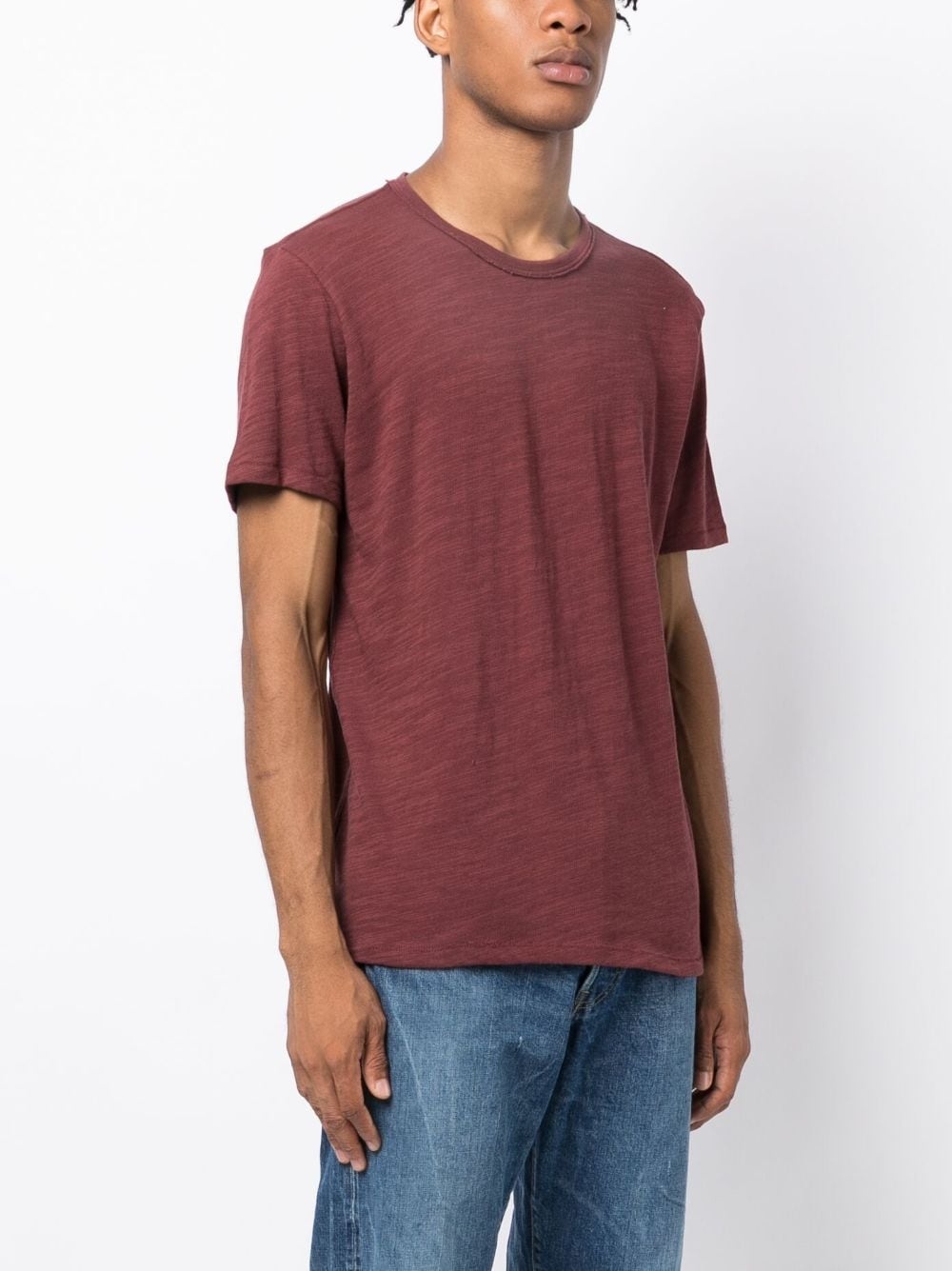 round-neck cotton T-shirt - 3