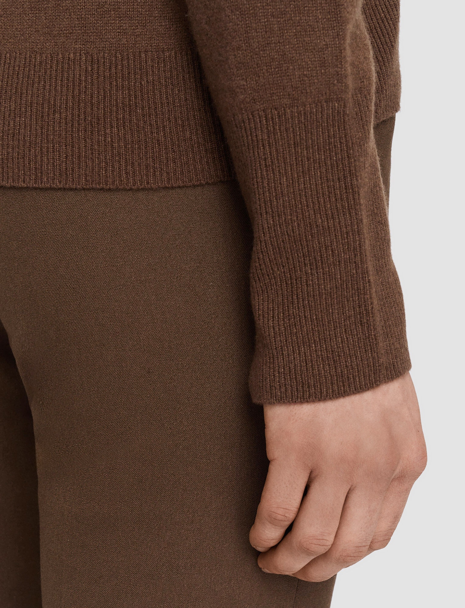 Light Pure Cashmere V Neck Jumper - 6